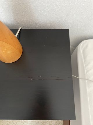 2 Mesita de noche Ikea negra