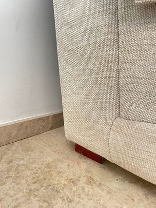 Sofá 2 plazas beige
