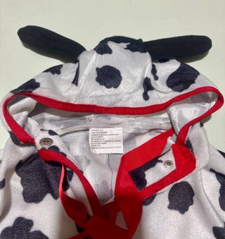 Disfraz infantil Dálmata o Vaca 3-4 años