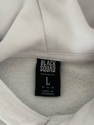 Sudadera Black Squad oversize
