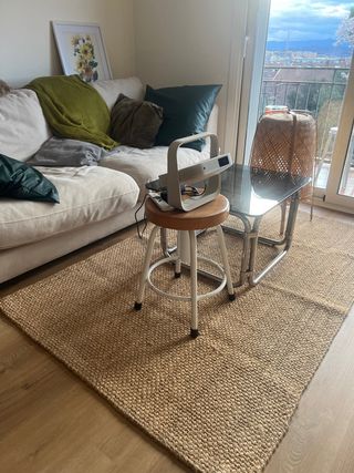 Tappeto in fibra di giuta e spago