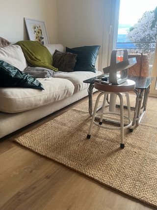 Tappeto in fibra di giuta e spago