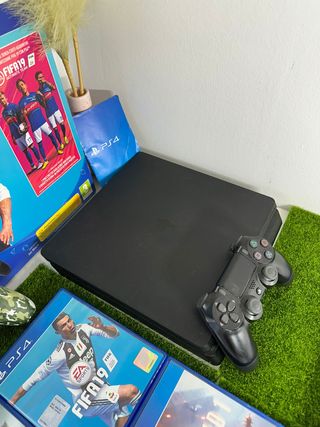 Ps4 Slim / 8 juegos / Mando