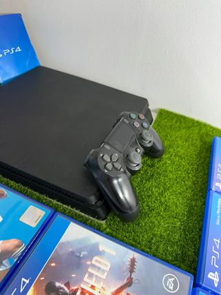 Ps4 Slim / 8 juegos / Mando