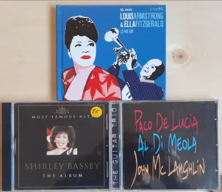3 CDs Jazz. Varios artistas. 6 Euros.