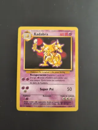 Kadabra Pokémon Carta 60 PI