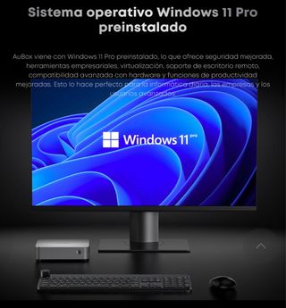 Mini PC Nuevo CHUWI AuBox AMD R7 8745HS 16GB 512GB