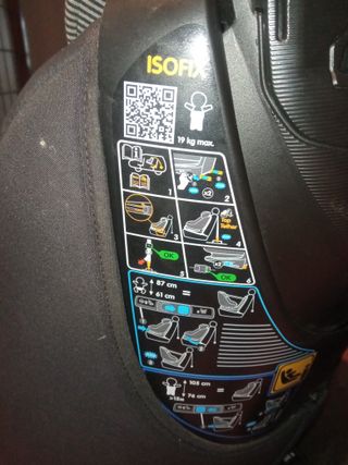 Sillita coche ISOFIX Grupo 0-2