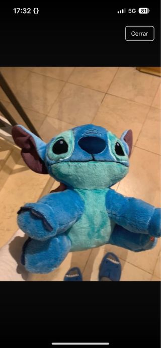 Peluche Stitch Azul