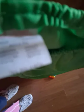 Disfraz gusano adultos talla unica .2unides