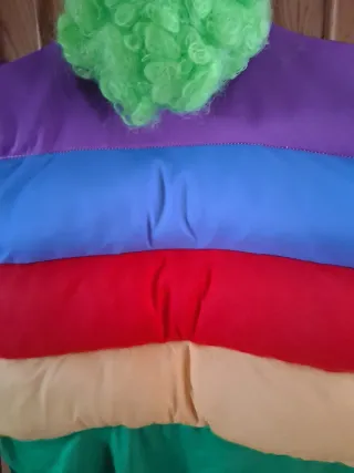 Disfraz gusano adultos talla unica .2unides