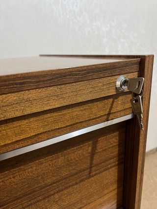 Archivador vintage madera