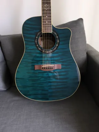 Guitarra Acústica Fender Azul