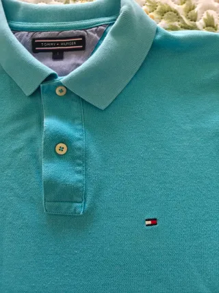 Camiseta Polo Tommy Hilfiger Azul Hombre