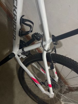 Bicicleta Rockrider 100 Blanca