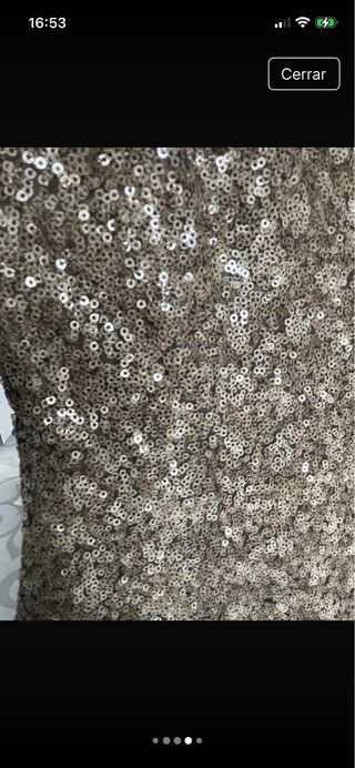 Vestido Adolfo Domínguez lentejuelas M