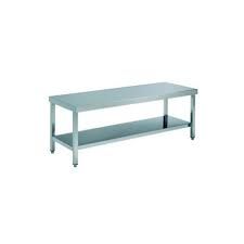 Lote mesas acero inoxidable obrador