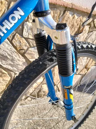 Bicicleta Rockrider 2.0 Azul/Amarillo