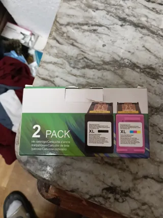 Pack 2 Cartuchos Tinta XL Negro y Color