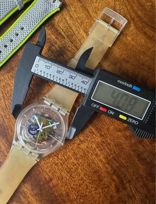 Reloj Swatch Transparente + correa extra OG