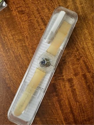 Reloj Swatch Transparente + correa extra OG