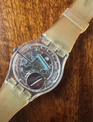 Reloj Swatch Transparente + correa extra OG