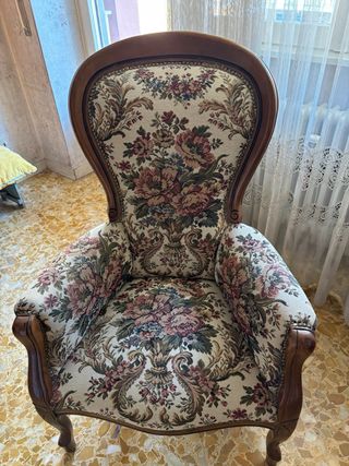 Poltrona stile '900 in legno