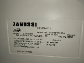 Congelador Vertical Blanco