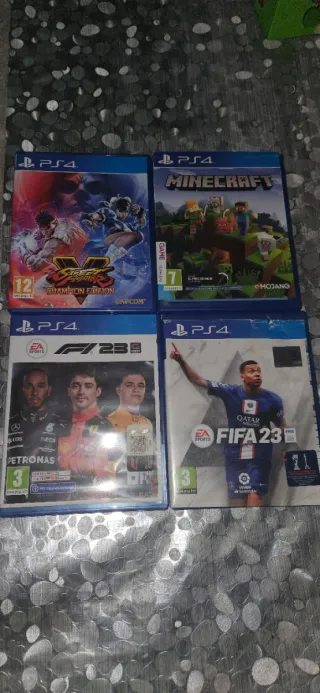 Juegos PS4: Street Fighter, Minecraft, F1 23, FIFA