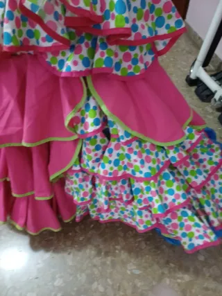 Vestido Flamenca Niña Multicolor