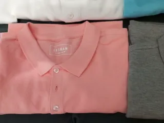 Lote de 7 polos de manga corta Sueltos a 4euros