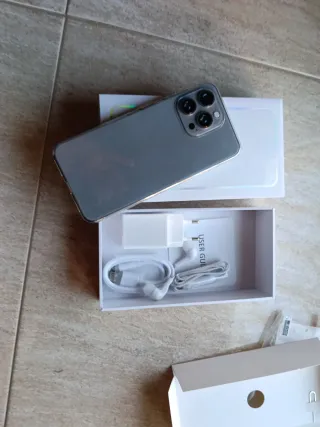 Teléfono Móvil Plateado