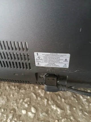 Televisión LG Negra