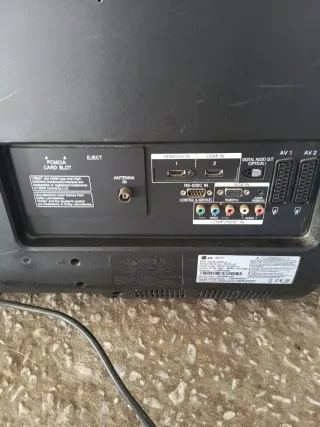 Televisión LG Negra