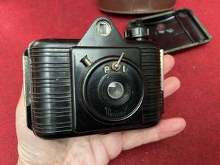 cámara fotográfica antigua Univex de baquelita.