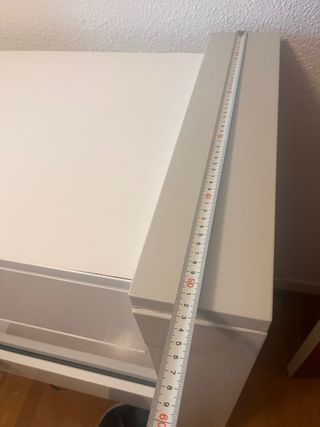 Cómoda cambiador bebé blanca