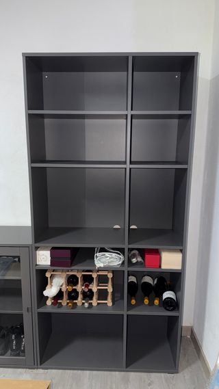 Estantería modular gris