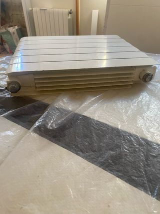 Radiador de agua para caldera, módulos blancos de