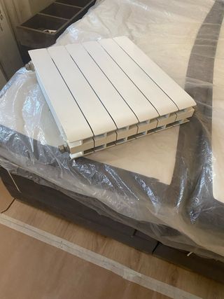 Radiador de agua para caldera, módulos blancos de