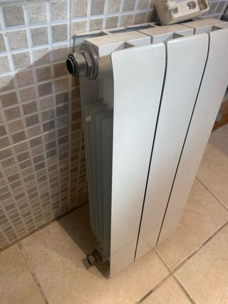 Radiador de agua para caldera, módulos blancos de
