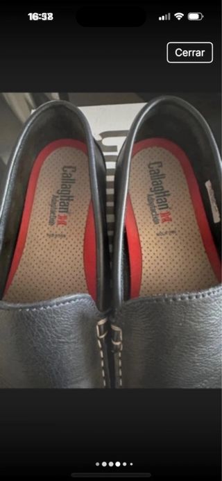 Zapatos Callaghan Negros