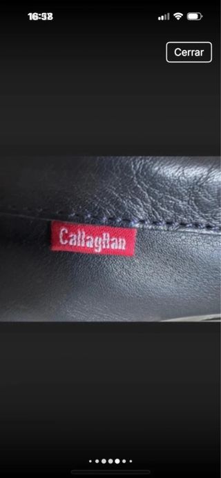 Zapatos Callaghan Negros