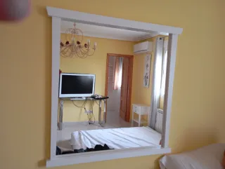 Espejo decorativo madera y cristal