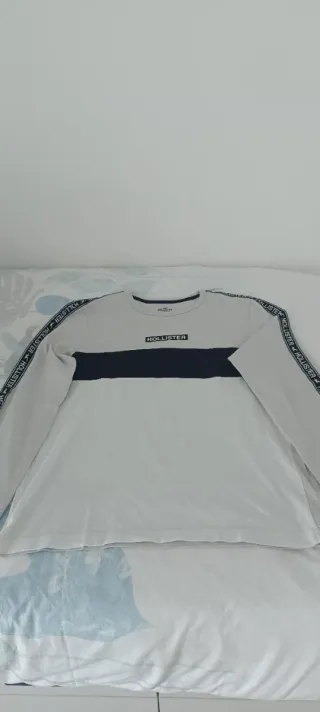 Camiseta Hollister manga larga hombre