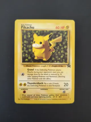 Carta Pokémon Pikachu Promo Base Set