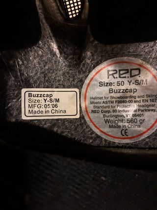 Casco infantil esquí negro mate