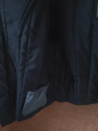 Cazadora de moto BERING negra y gris. Talla M