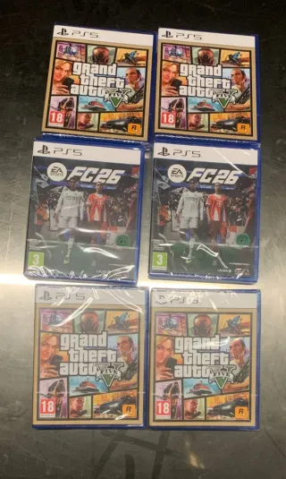 PS5 FC 26 y GTA V Nuevos