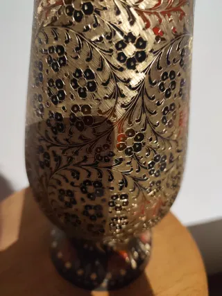 Vaso Rame Oman Dorato Rosso