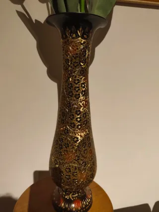 Vaso Rame Oman Dorato Rosso